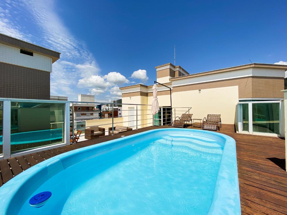 Appartement Infinito - Cobertura Frente Mar Com Piscina à Governador Celso Ramos Extérieur photo
