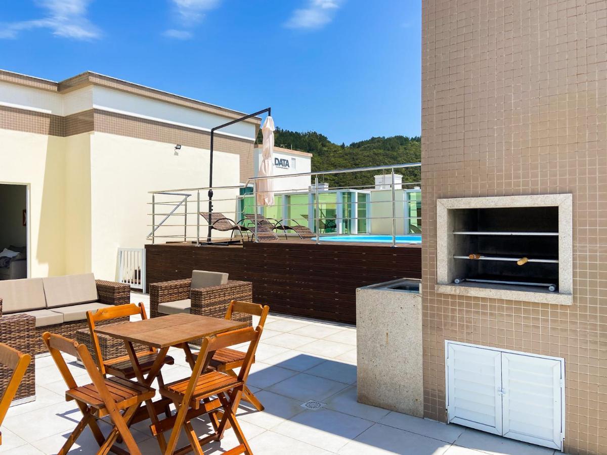Appartement Infinito - Cobertura Frente Mar Com Piscina à Governador Celso Ramos Extérieur photo