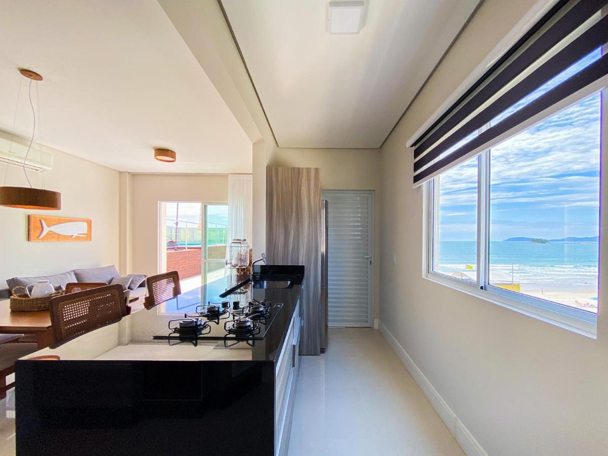 Appartement Infinito - Cobertura Frente Mar Com Piscina à Governador Celso Ramos Extérieur photo